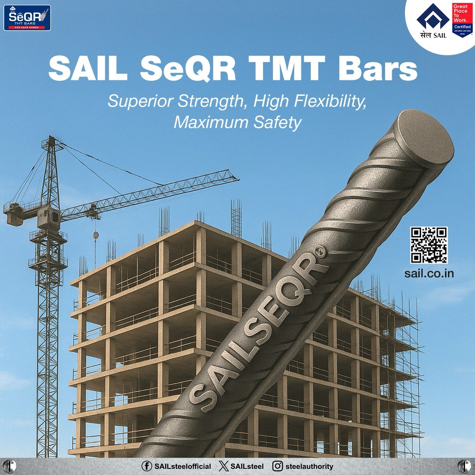 SAIL TMT CRS and SAIL HCR